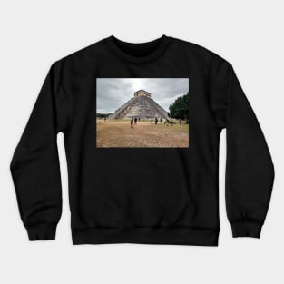 Mayan Temple, Chichen Itza Crewneck Sweatshirt